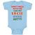 Baby Clothes Don'T Mess with Me 'Cuz My Uncle Kicks Butt! Baby Bodysuits Cotton