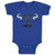 Baby Clothes I Get My Muscles from My Uncle Baby Bodysuits Boy & Girl Cotton