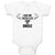 Baby Clothes I Get My Muscles from My Uncle Baby Bodysuits Boy & Girl Cotton