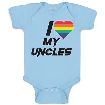 Baby Clothes I Love My Uncles Baby Bodysuits Boy & Girl Newborn Clothes Cotton