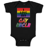 Baby Clothes I Love My Gay Uncle Baby Bodysuits Boy & Girl Cotton