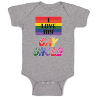 Baby Clothes I Love My Gay Uncle Baby Bodysuits Boy & Girl Cotton