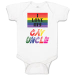 Baby Clothes I Love My Gay Uncle Baby Bodysuits Boy & Girl Cotton