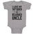 Baby Clothes I Love My Tattooed & Bearded Uncle Baby Bodysuits Boy & Girl Cotton