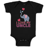 Baby Clothes I Love My Uncle Baby Bodysuits Boy & Girl Newborn Clothes Cotton