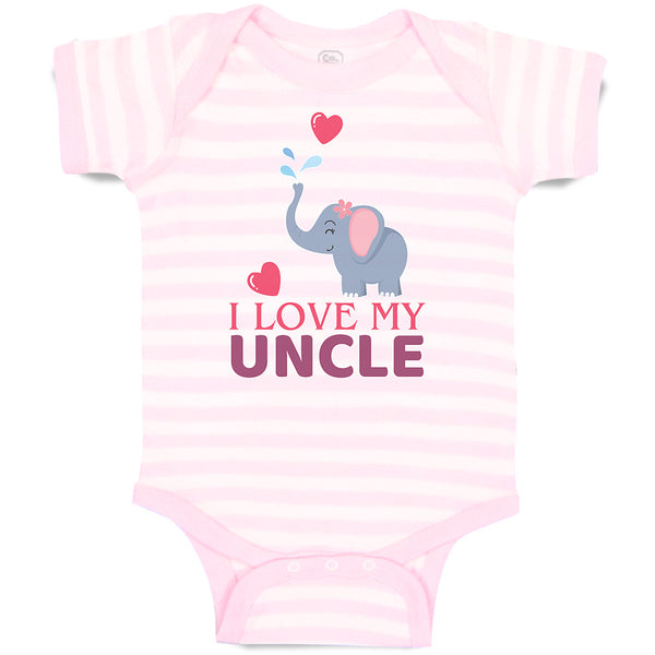 Baby Clothes I Love My Uncle Baby Bodysuits Boy & Girl Newborn Clothes Cotton