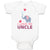 Baby Clothes I Love My Uncle Baby Bodysuits Boy & Girl Newborn Clothes Cotton