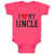 Baby Clothes I Love My Uncle Baby Bodysuits Boy & Girl Newborn Clothes Cotton