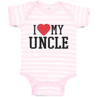 Baby Clothes I Love My Uncle Baby Bodysuits Boy & Girl Newborn Clothes Cotton