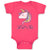 Baby Clothes Lil Sis An Cute Unicorn Baby Bodysuits Boy & Girl Cotton