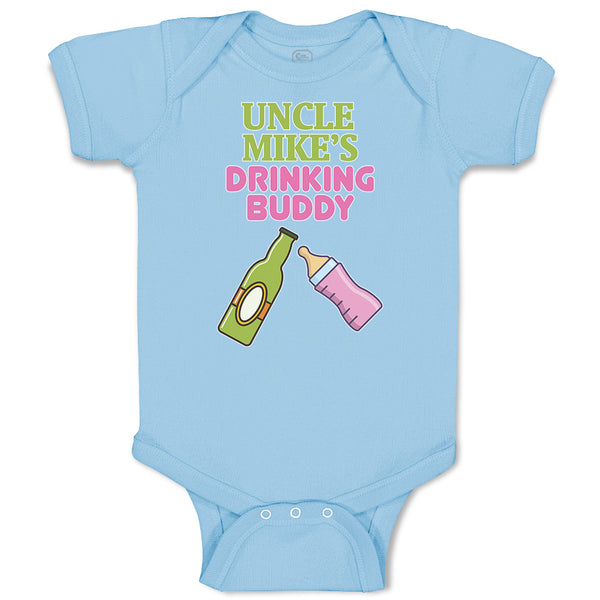 Baby Clothes Uncle Mike's Drinking Buddy Baby Bodysuits Boy & Girl Cotton