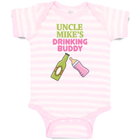 Baby Clothes Uncle Mike's Drinking Buddy Baby Bodysuits Boy & Girl Cotton