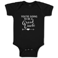 Baby Clothes You'Re Going to Be A Great Uncle Baby Bodysuits Boy & Girl Cotton