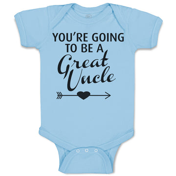 Baby Clothes You'Re Going to Be A Great Uncle Baby Bodysuits Boy & Girl Cotton
