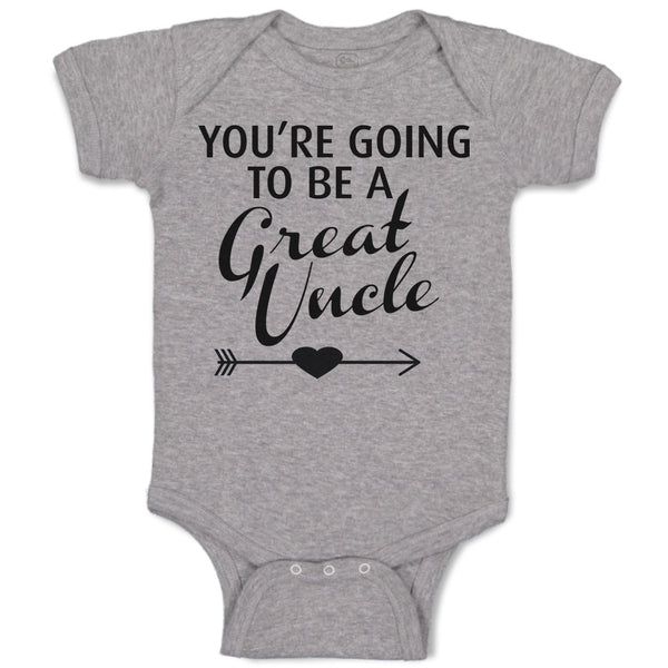Baby Clothes You'Re Going to Be A Great Uncle Baby Bodysuits Boy & Girl Cotton