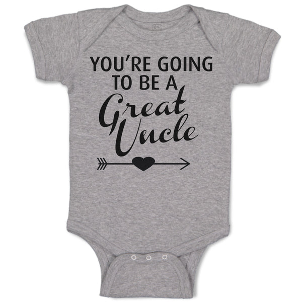Baby Clothes You'Re Going to Be A Great Uncle Baby Bodysuits Boy & Girl Cotton