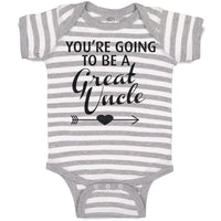 Baby Clothes You'Re Going to Be A Great Uncle Baby Bodysuits Boy & Girl Cotton