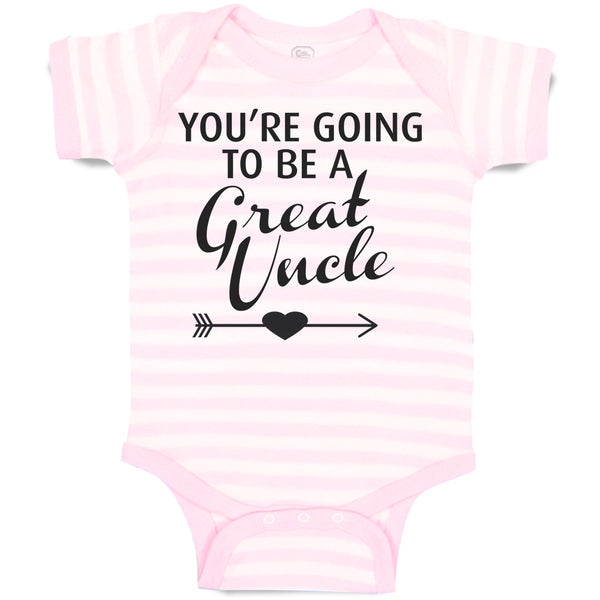 Baby Clothes You'Re Going to Be A Great Uncle Baby Bodysuits Boy & Girl Cotton