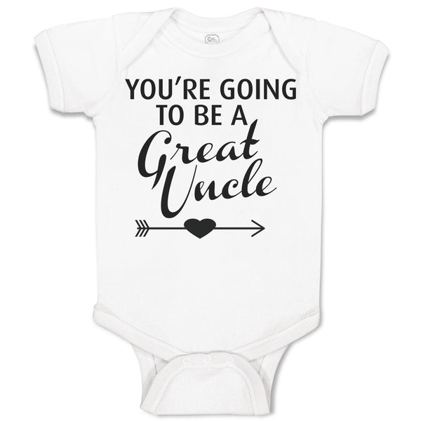 Baby Clothes You'Re Going to Be A Great Uncle Baby Bodysuits Boy & Girl Cotton