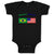 Baby Clothes Brazilian American Countries Baby Bodysuits Boy & Girl Cotton