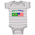 Baby Clothes Brazilian American Countries Baby Bodysuits Boy & Girl Cotton