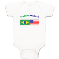 Baby Clothes Brazilian American Countries Baby Bodysuits Boy & Girl Cotton