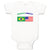 Baby Clothes Brazilian American Countries Baby Bodysuits Boy & Girl Cotton