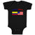 Baby Clothes Colombian American Countries Baby Bodysuits Boy & Girl Cotton