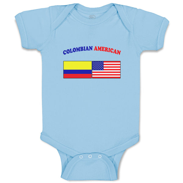 Baby Clothes Colombian American Countries Baby Bodysuits Boy & Girl Cotton