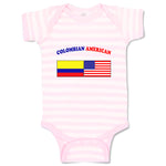 Baby Clothes Colombian American Countries Baby Bodysuits Boy & Girl Cotton