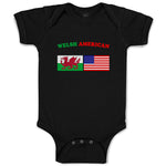 Baby Clothes Welsh American Countries Baby Bodysuits Boy & Girl Cotton