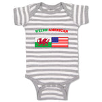 Baby Clothes Welsh American Countries Baby Bodysuits Boy & Girl Cotton
