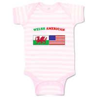 Baby Clothes Welsh American Countries Baby Bodysuits Boy & Girl Cotton