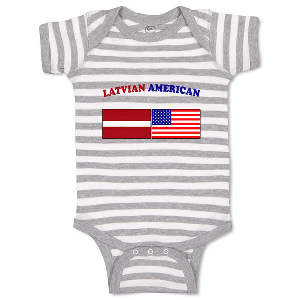 Baby Clothes Latvian American Countries Baby Bodysuits Boy & Girl Cotton