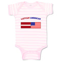 Baby Clothes Latvian American Countries Baby Bodysuits Boy & Girl Cotton