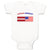 Baby Clothes Latvian American Countries Baby Bodysuits Boy & Girl Cotton
