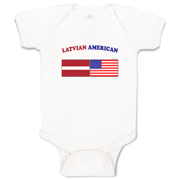 Baby Clothes Latvian American Countries Baby Bodysuits Boy & Girl Cotton