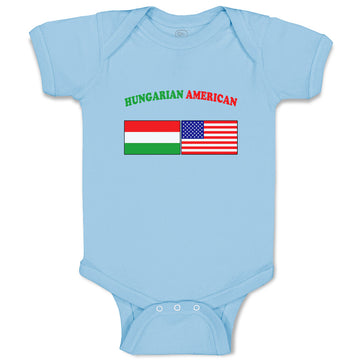 Baby Clothes Hungarian American Countries Baby Bodysuits Boy & Girl Cotton