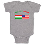 Baby Clothes Hungarian American Countries Baby Bodysuits Boy & Girl Cotton