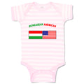Baby Clothes Hungarian American Countries Baby Bodysuits Boy & Girl Cotton