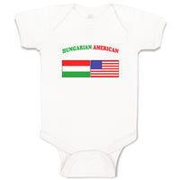 Baby Clothes Hungarian American Countries Baby Bodysuits Boy & Girl Cotton