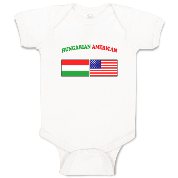 Baby Clothes Hungarian American Countries Baby Bodysuits Boy & Girl Cotton