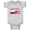 Baby Clothes Bulgarian American Countries Baby Bodysuits Boy & Girl Cotton