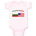 Baby Clothes Bulgarian American Countries Baby Bodysuits Boy & Girl Cotton