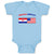 Baby Clothes Croatian American Countries Baby Bodysuits Boy & Girl Cotton