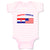 Baby Clothes Croatian American Countries Baby Bodysuits Boy & Girl Cotton