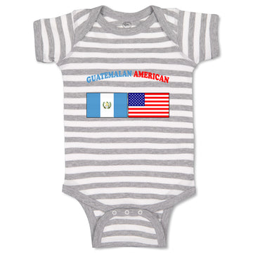 Baby Clothes Guatemalan American Countries Baby Bodysuits Boy & Girl Cotton