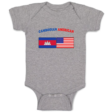 Baby Clothes Cambodian American Countries Baby Bodysuits Boy & Girl Cotton