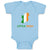 Baby Clothes Little Irish Countries Baby Bodysuits Boy & Girl Cotton