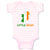 Baby Clothes Little Irish Countries Baby Bodysuits Boy & Girl Cotton
